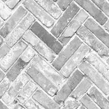 Herringbone Brick Grey